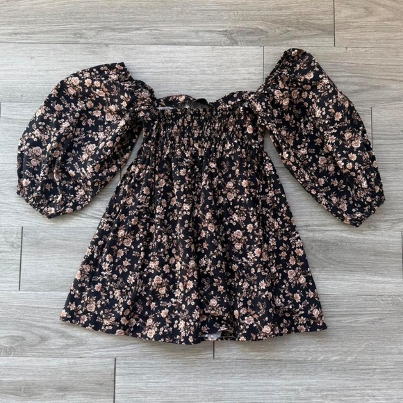 Altard State Mini Floral Ruffled Dress - Picture 5 of 5